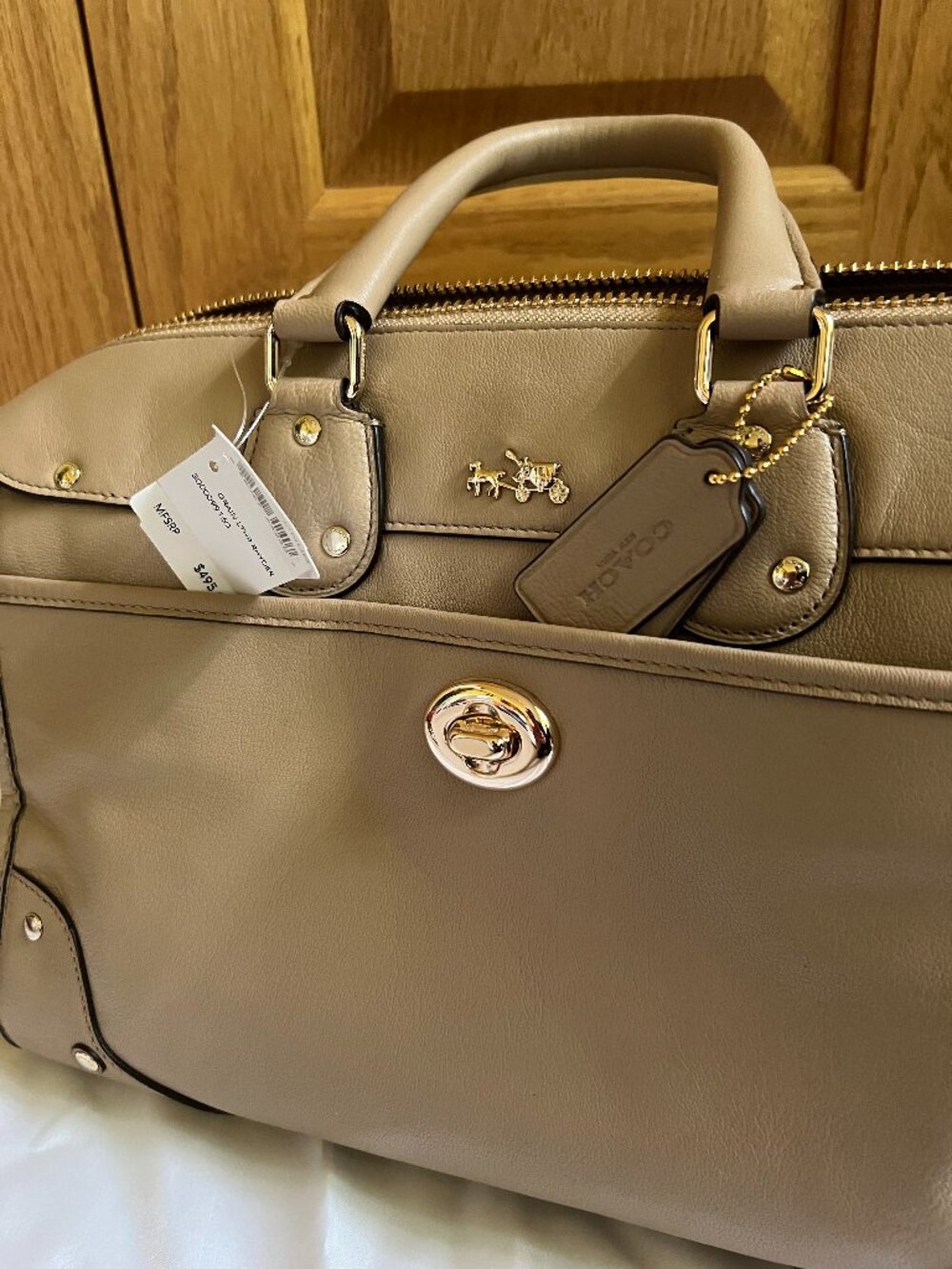 COACH - Rhyder 33689 Medium Zip Satchel-New with Tag - Picture 3 of 14